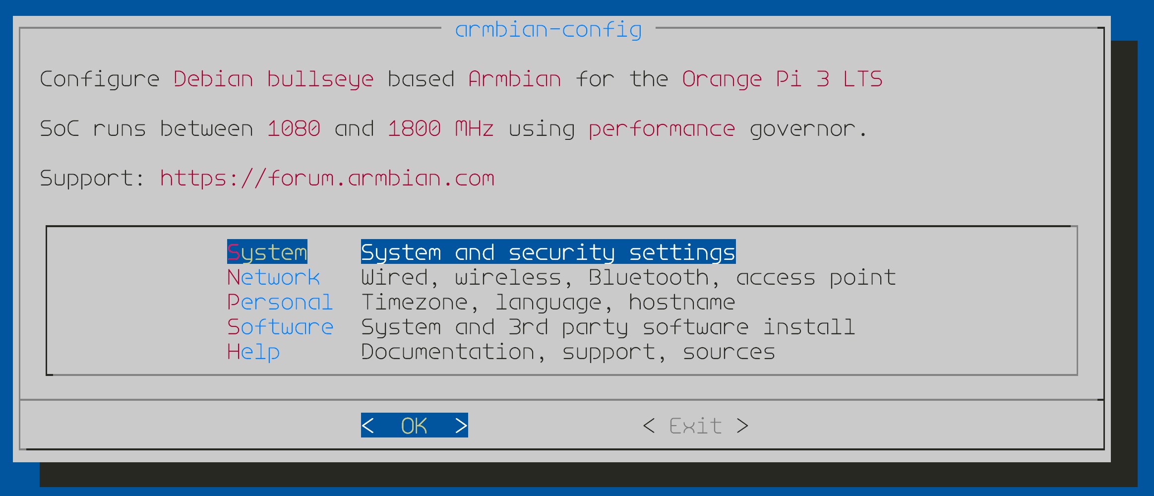 Orange Pi 3 – Armbian
